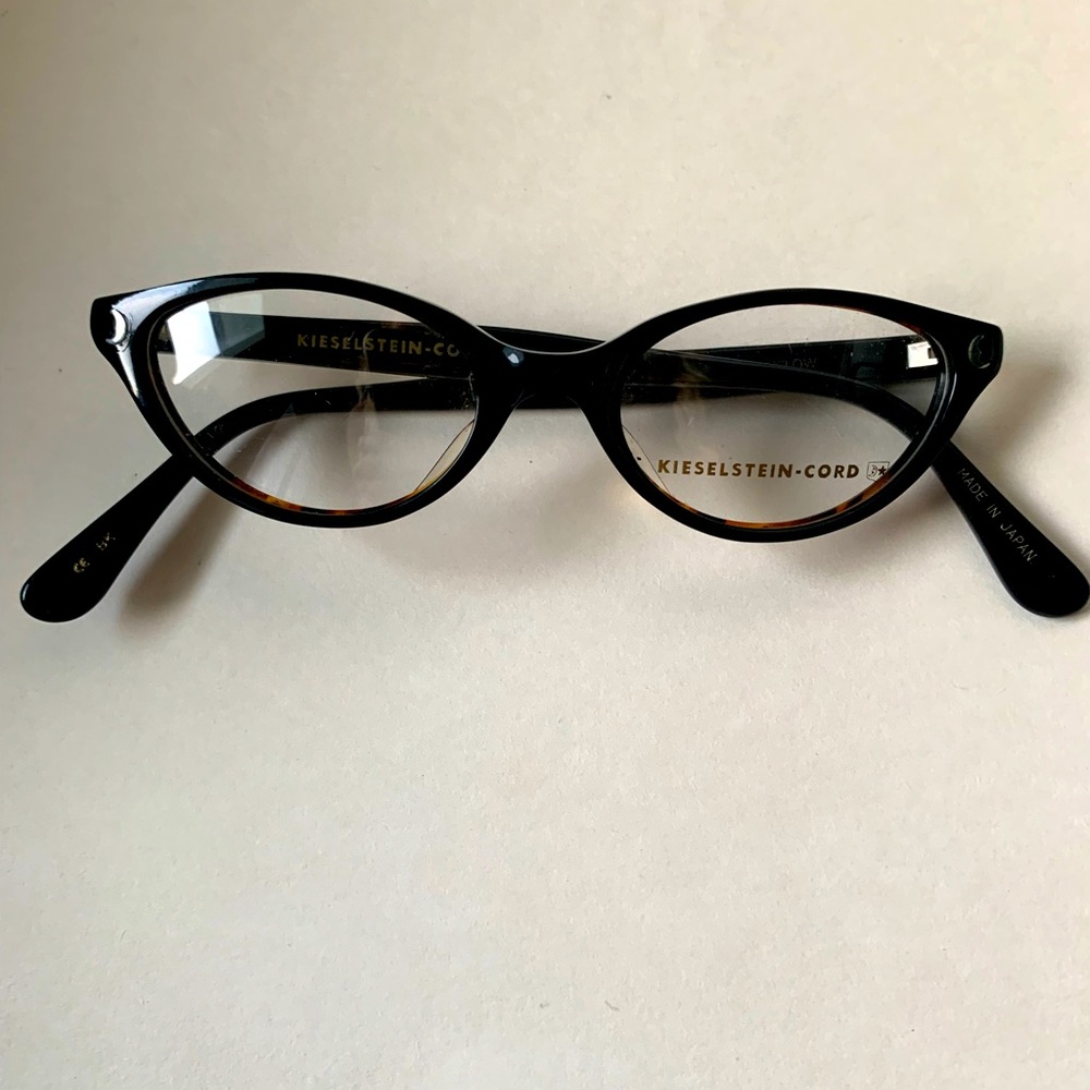 Kieselstein-Cord Tortoiseshell Cat Eye Glasses in Moonglow